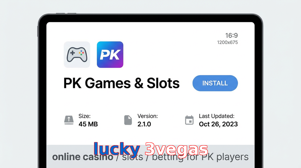 Game list for Lucky 3vegas gameapk section