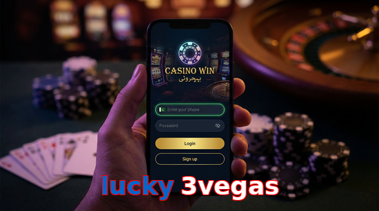 Main screen of Lucky 3vegas login page for PK players